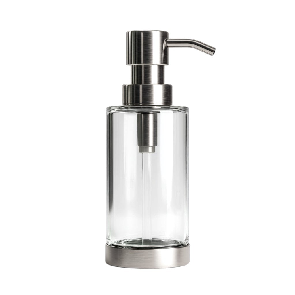 Chefpure Modern Stainless Steel Kitchen Soap Dispenser with Countertop Extension Tube