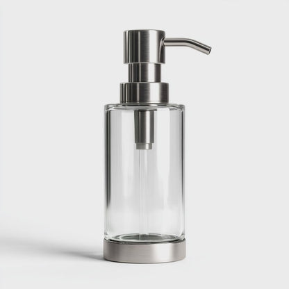 Chefpure Modern Stainless Steel Kitchen Soap Dispenser with Countertop Extension Tube