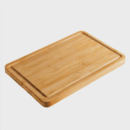 Chefpure Organic Bamboo Cutting Board with Deep Juice Grooves for Kitchen